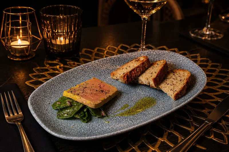 Homemade foie gras terrine